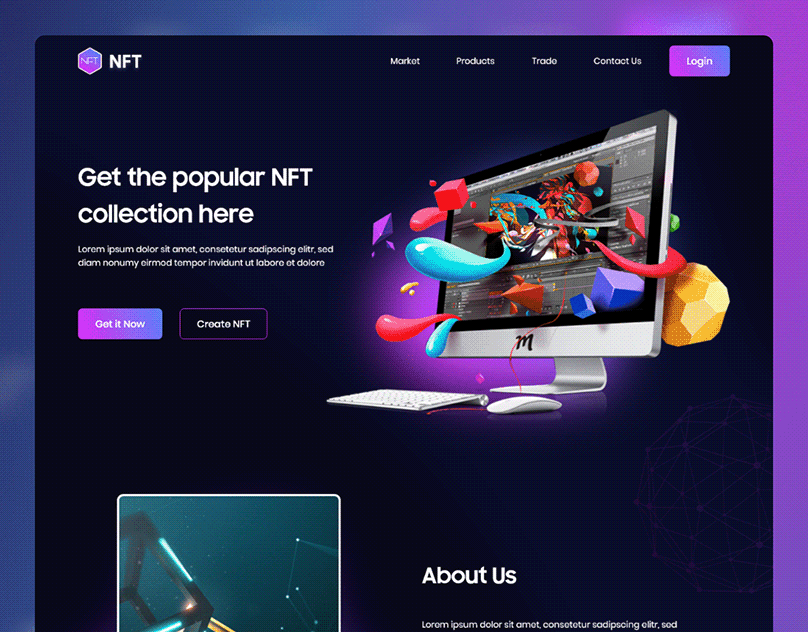 NFT-Landing-page-proposal