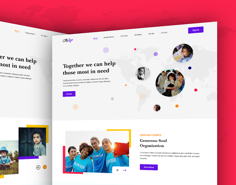 Non-Profit-Landing-Page